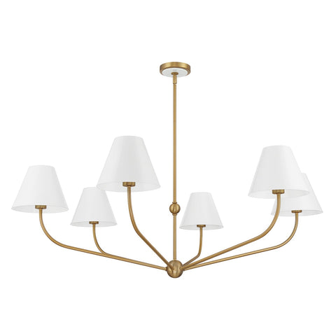 Xavier Ambient Contemporary Candelabra Chandelier