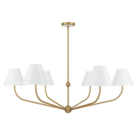 Xavier Ambient Contemporary Candelabra Chandelier