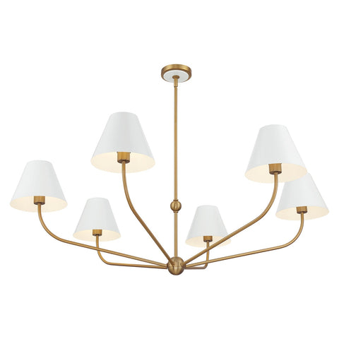 Xavier Ambient Contemporary Candelabra Chandelier