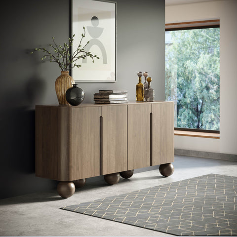 Contemporary Scandinavian Sideboard Cabinet