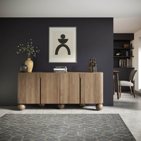 Contemporary Scandinavian Sideboard Cabinet