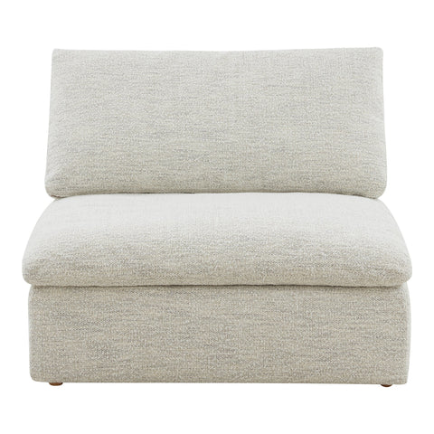 Timeless Minimalist Slipper Lounge Chair with Fixed Cushion