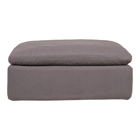 Timeless Minimalist Contemporary Clay Pouf Ottoman