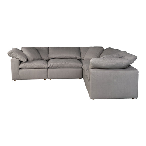 Timeless Minimalist Contemporary L-Shape Modular Sofa