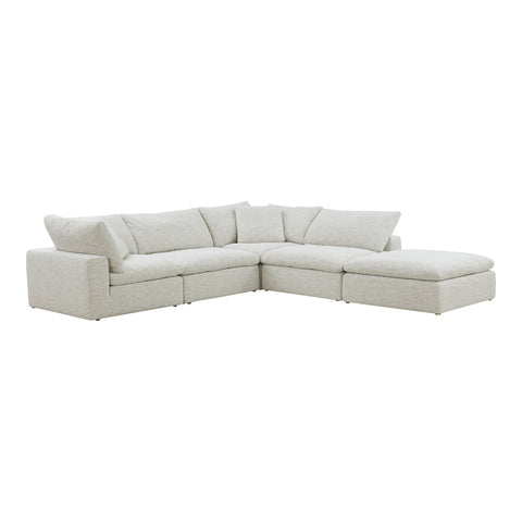 Dream Clay Timeless Minimalist L-Shape Modular Sofa