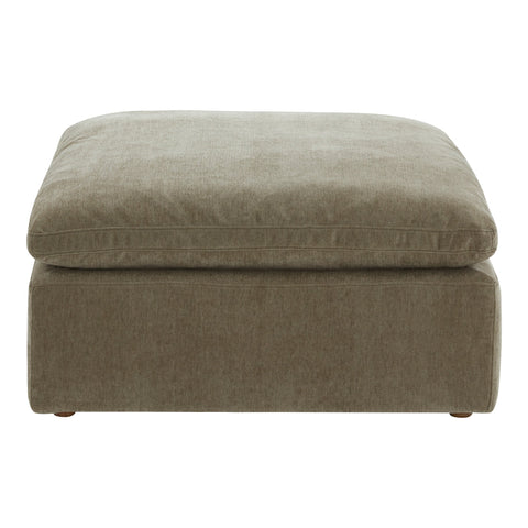 Timeless Minimalist Desert Terra Contemporary Pouf Ottoman