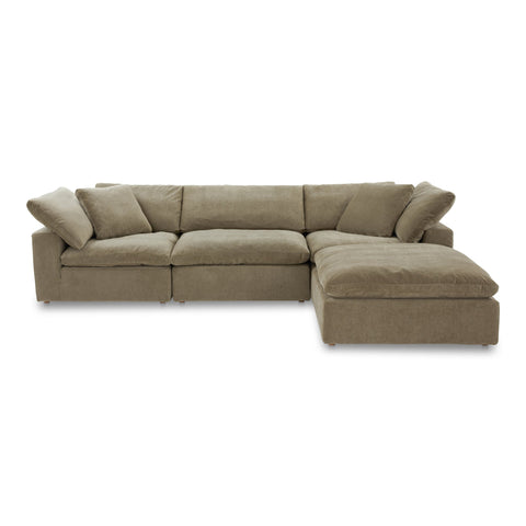 Timeless Minimalist Terra Modern L-Shape Modular Sofa