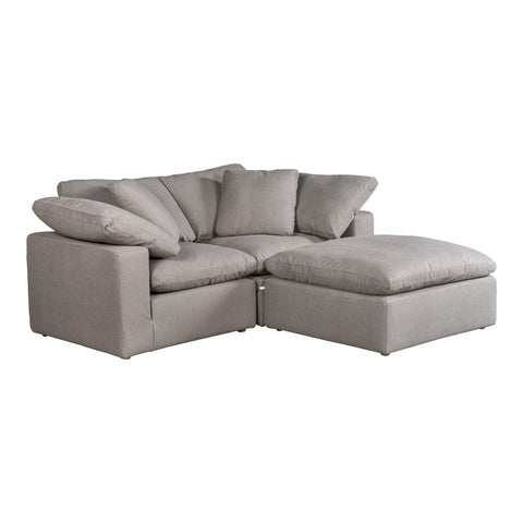 Terra Soft Scandinavian Modular Sectional with Feather Cushions