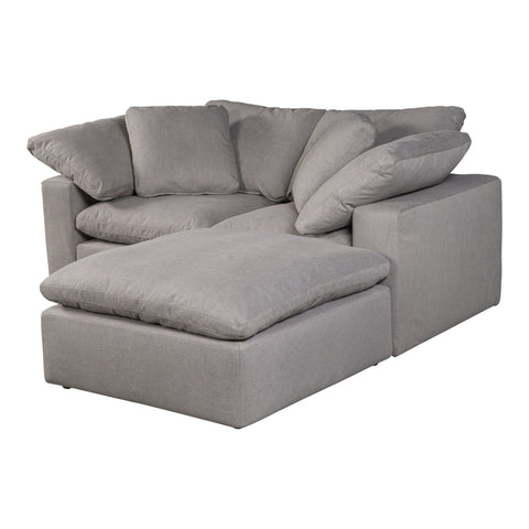 Terra Soft Scandinavian Modular Sectional with Feather Cushions