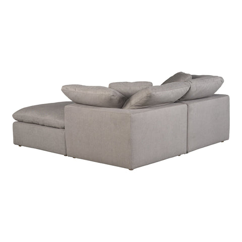 Terra Soft Scandinavian Modular Sectional with Feather Cushions