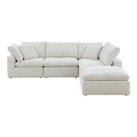 Dream Terra Soft Scandinavian L-Shape Cushioned Modular Sofa