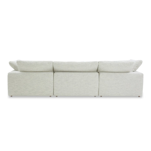 Timeless Minimalist Symmetrical Modular Sofa with Cushioned Seat