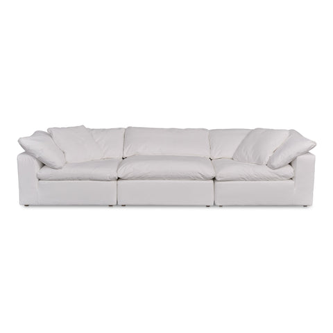 Timeless Minimalist Terra Symmetrical Three Seater Modular Sofa