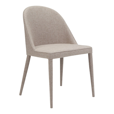 Burton Timeless Minimalist Curved Back Dining Side Chair