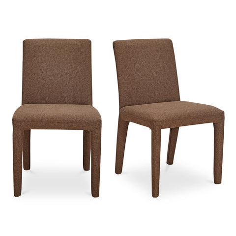 Moe's Home Collection Monte Timeless Minimalist Parsons Dining Side Chair Set - Set of 2