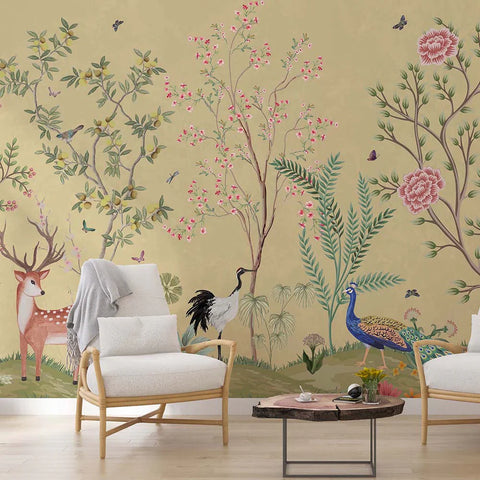 'Paradise Garden' Wallpaper