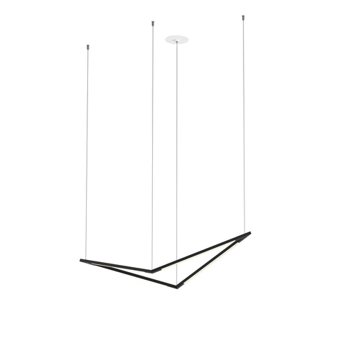 Z-bar Modern Ambient Pendant Light with Adjustable Head