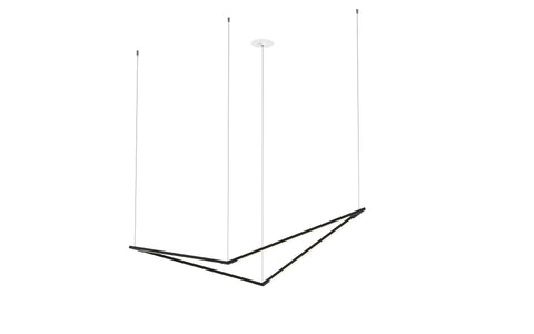 Z-bar Ambient Modern Pendant Light with Adjustable Head