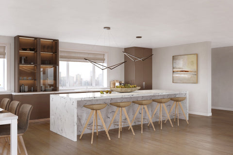 Z-bar Ambient Modern Pendant Light with Adjustable Head