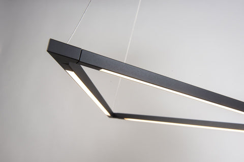 Z-bar Minimalist Triangular Pendant Light
