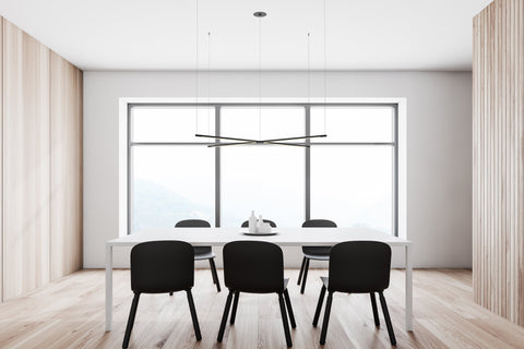 Z-bar Ambient Minimalist Pendant Light with Adjustable Head