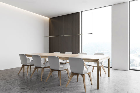 Z-bar Ambient Minimalist Pendant Light with Adjustable Head