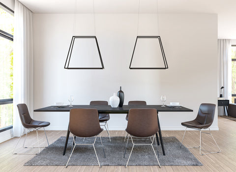 Z-bar Modern Adjustable Head Pendant Light