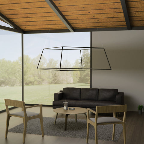 Z-bar Modern Adjustable Head Pendant Light