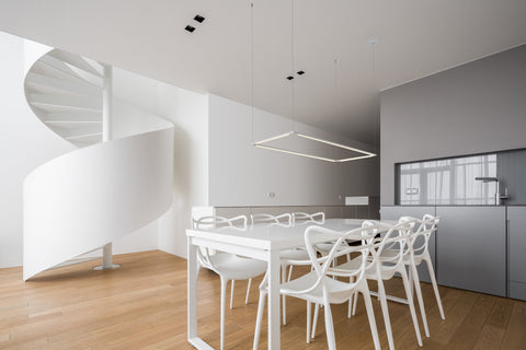 Z-bar Ambient Minimalist Pendant Light with Adjustable Head