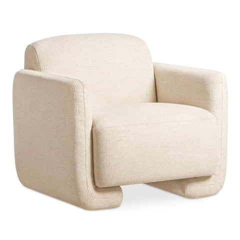 Fallon Timeless Minimalist Contemporary Curved Accent Chair