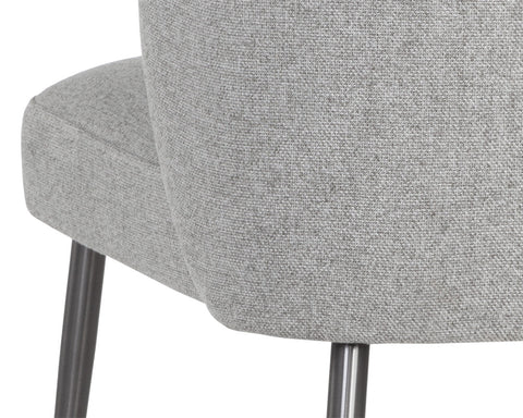 Timeless Minimalist Modern Upholstered Dining Side Chair