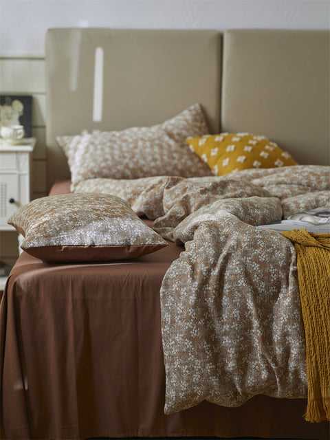 Traditional Floral Cotton Sheet Set