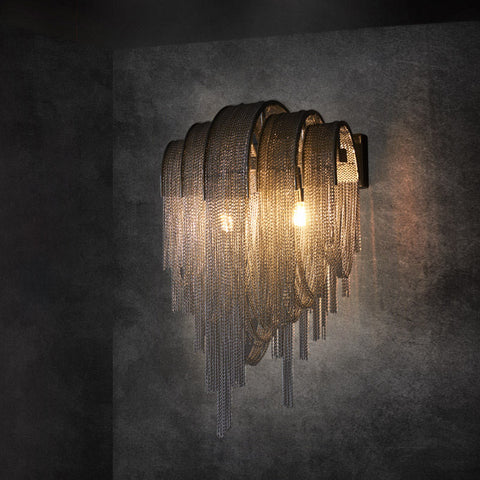 Accent Waterfall Tiered Sconce for Elegant Contemporary Spaces