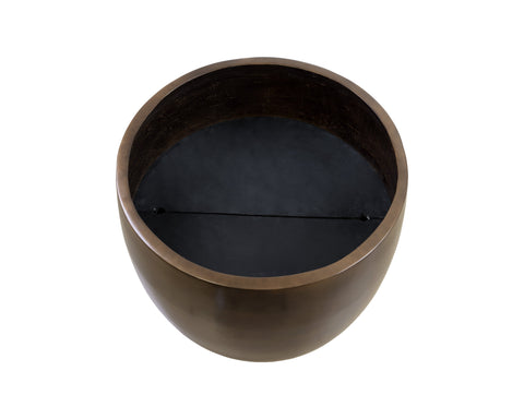 Decorating Essentials Contemporary Antique Round Planter