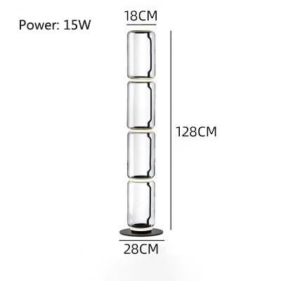 Ambient Node Modern Cylinder Column Floor Lamp