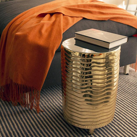 Aquos Modern Handcrafted Center Table with Geometric Design