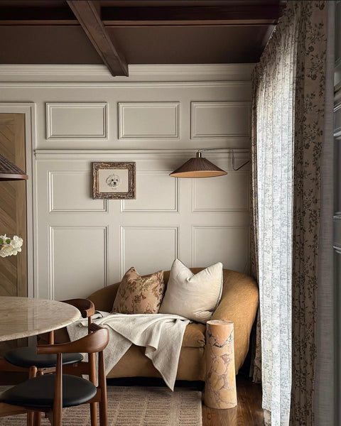 Powered by People Artful Traditionalist Vintage Embroidery Accent Throw Pillow - 22 x 22 - 18 x 18