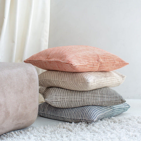 Powered by People Artful Traditionalist Handwoven Double Sided Scandinavian Pillow Cover - 20 x 20