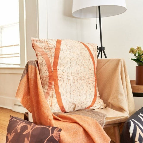 Powered by People Artful Traditionalist Bohemian Handcrafted Accent Throw Pillow - 20 x 20