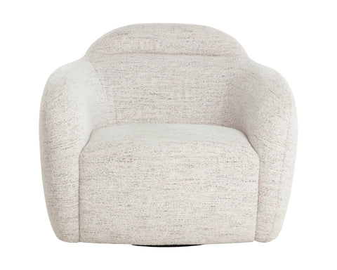 Timeless Minimalist Modern Upholstered Barrel Lounge Chair