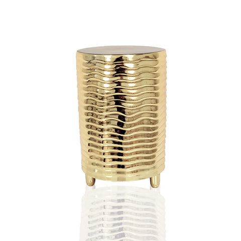 Aquos Modern Handcrafted Center Table with Geometric Design