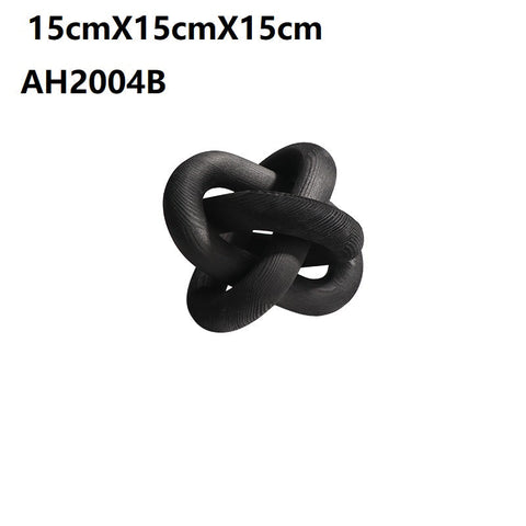 Decorating Essentials Hand Carved Modern Abstract Sculpture