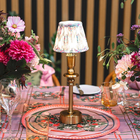 Accent Bohemian Pleated Clip Lamp Shade Lighting Accessories