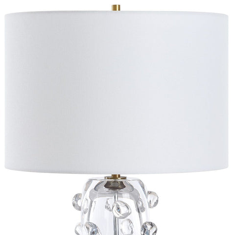 Aura Accent Drum Table Lamp for Modern Spaces