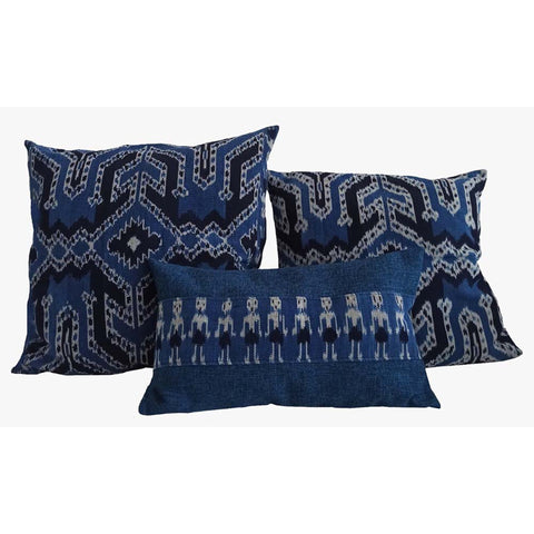 Powered by People Global Eclecticist Bohemian Handwoven Graphic Pillow Cover - 12 x 20