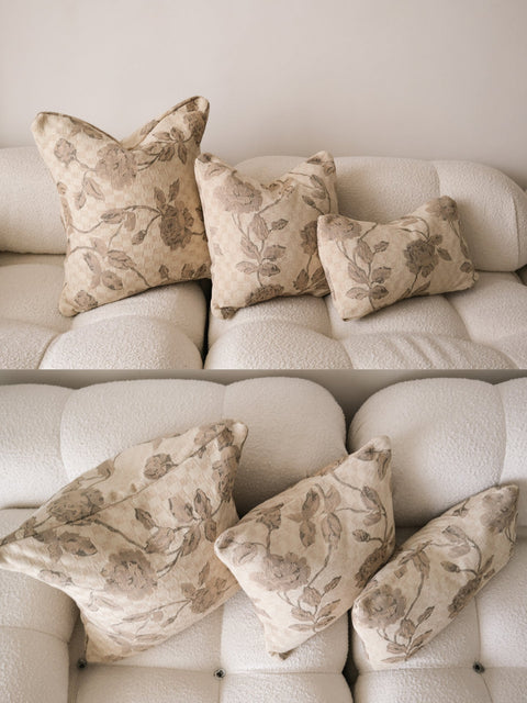 Powered by People Artful Traditionalist Double Sided Lumbar Pillow with Contrast Trim - 18 x 18 - 22 x 22