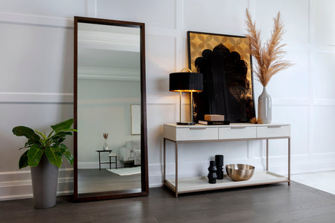 Sunpan Rebel Timeless Minimalist Modern Entryway Console