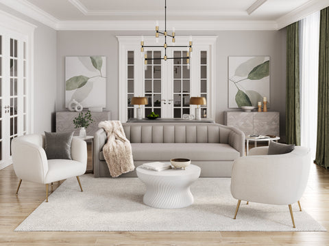 Birrit Contemporary Symmetrical Standard Sofa