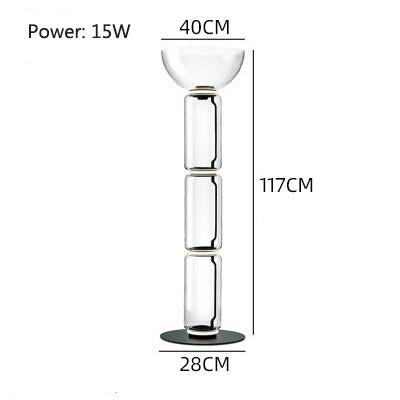 Ambient Node Modern Cylinder Column Floor Lamp