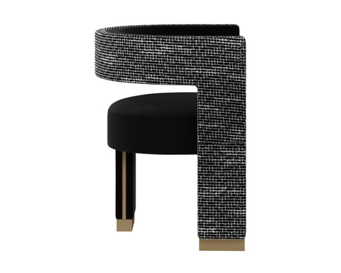 Timeless Minimalist Contemporary Barrel Upholstered Armchair